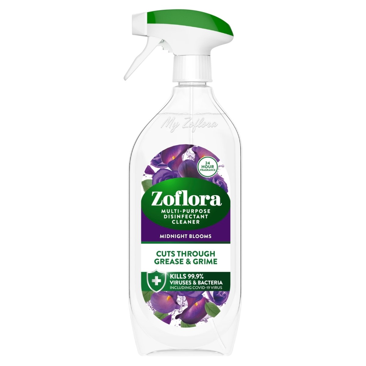 Zoflora Disinfectant Cleaner Trigger 800ml Midnight Blooms