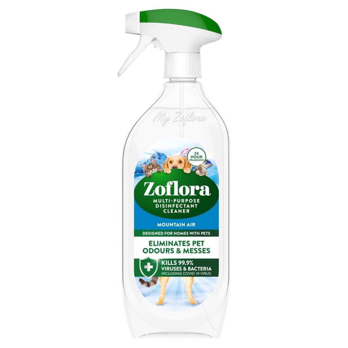 Zoflora Disinfectant Cleaner Trigger 800ml Mountain Air