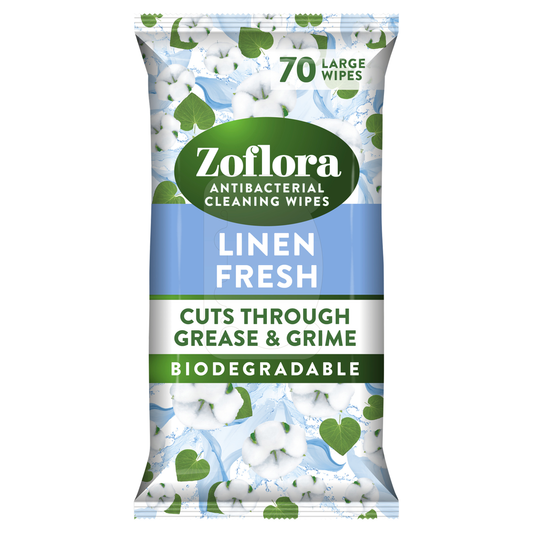 Zoflora Multi Purpose Wipes Linen Fresh 70s