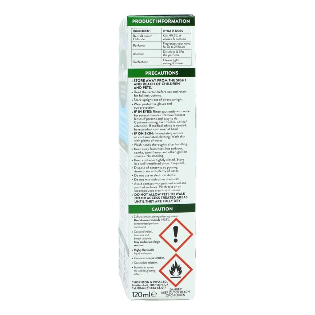 Zoflora Assorted Disinfectant 120ml Linen Fresh, Midnight Blooms, Cypress & Sea Sage - Intamarque - Wholesale 5011309302417