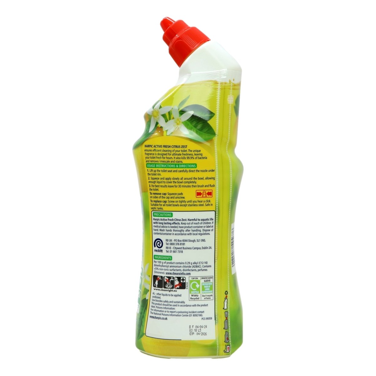 Harpic Active Cleaning Gel 750ml Citrus