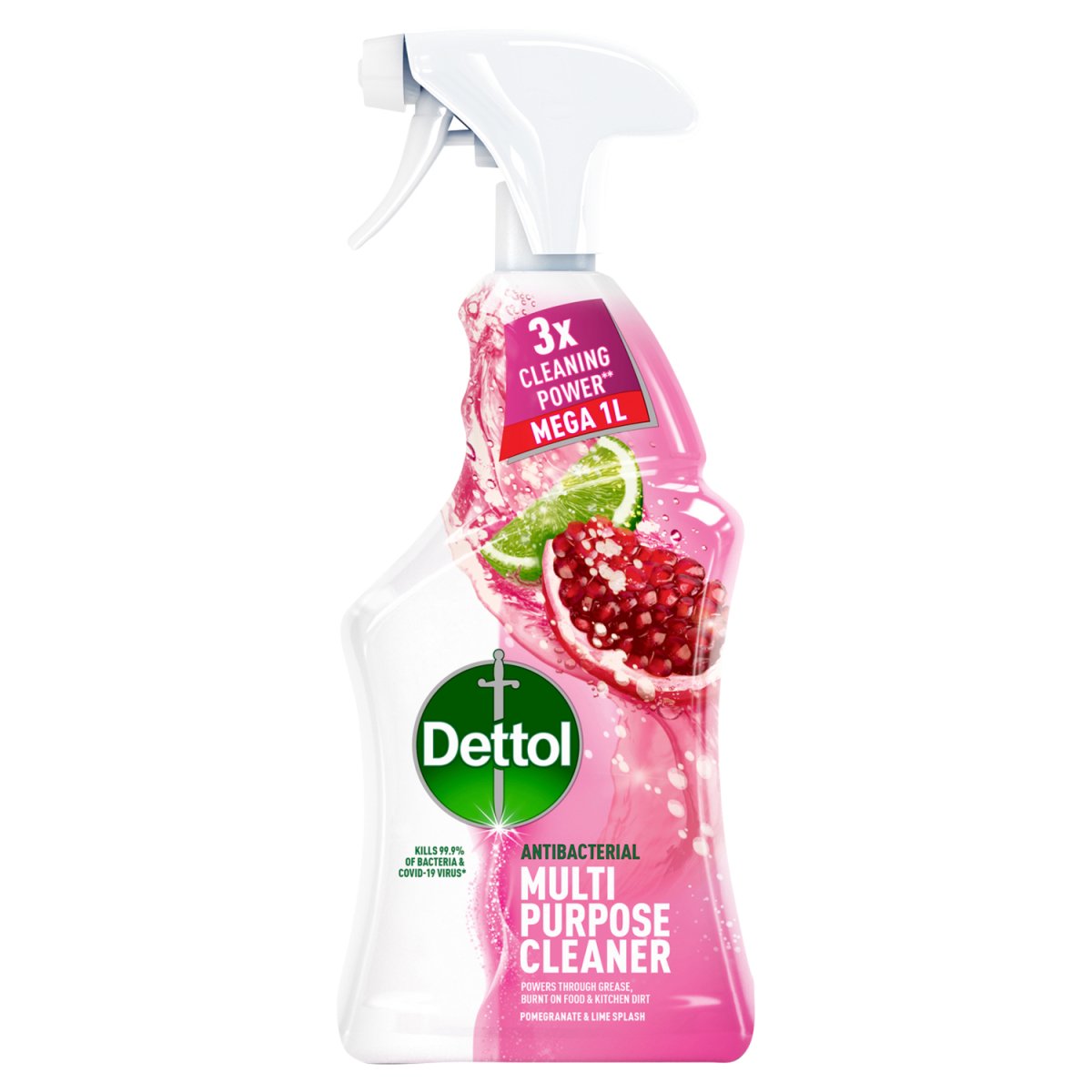 Dettol Power & Fresh Trigger 1ltr Pomegranate