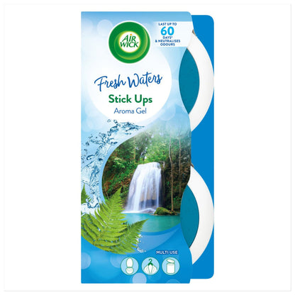 Airwick Stick Up Aroma Gel 2 Pack Fresh Water