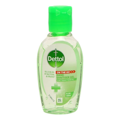 Dettol Anti - Bacterial Hand Hygiene Gel 50ml Aloe Vera - Intamarque - Wholesale 5011417566299