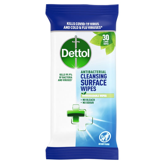 Dettol Surface Wipes 30s Anti-Bacterial