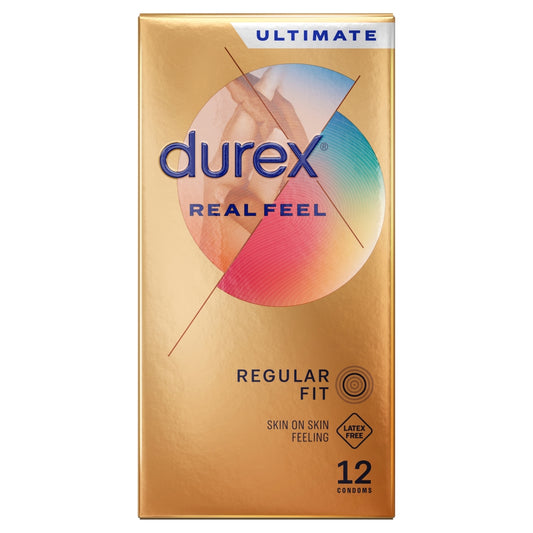 Durex Condoms 12pk Real Feel
