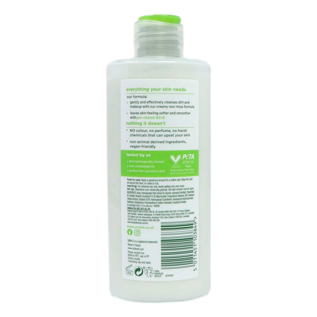 Simple Cleansing Lotion 200ml - Intamarque - Wholesale 5011451103849