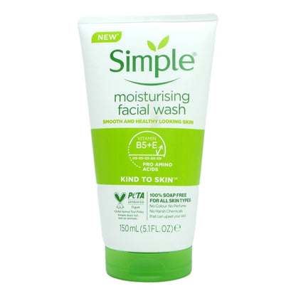 Simple Moisturising Foaming Face Wash 150ml