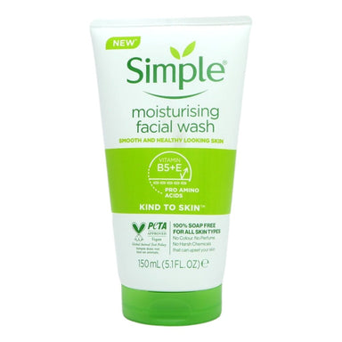 Simple Moisturising Foaming Face Wash 150ml - Intamarque - Wholesale 5011451103870