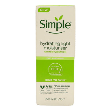 Simple Hydrating Light Moisturiser 125ml - Export Restricted - Intamarque - Wholesale 5011451103931