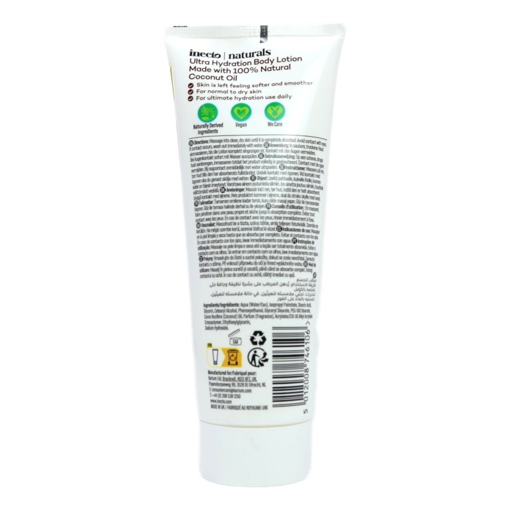 Inecto Naturals Ultra Hydrater Coconut Body Lotion - Intamarque - Wholesale 5012008746106