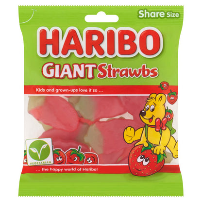 Haribo Giant Strawbs 175g