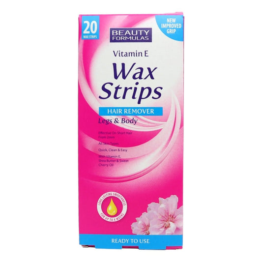 Beauty Formulas Cold Wax Strips (For Legs & Body)