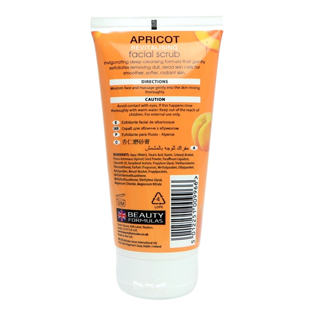 Beauty Formulas Apricot Facial Scrub