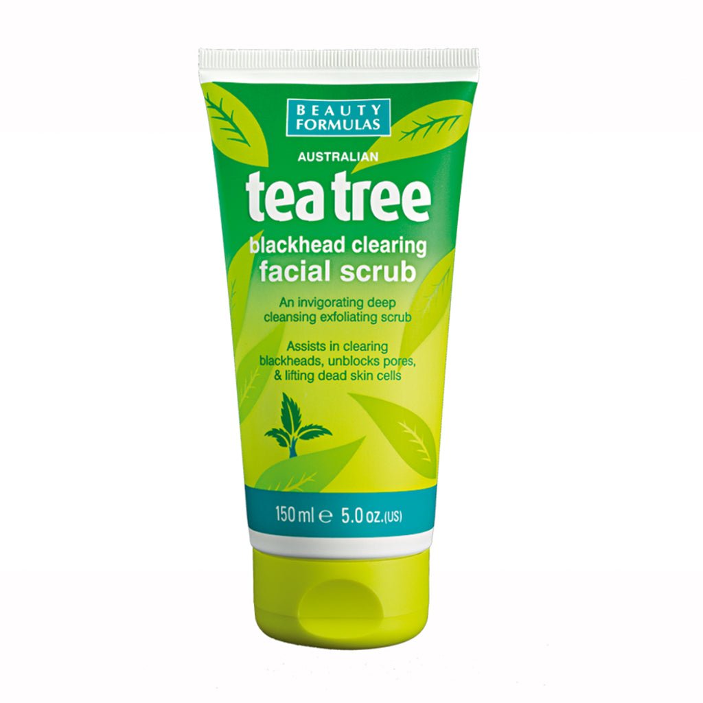 Beauty Formulas 150ml Tea Tree Facial Scrub