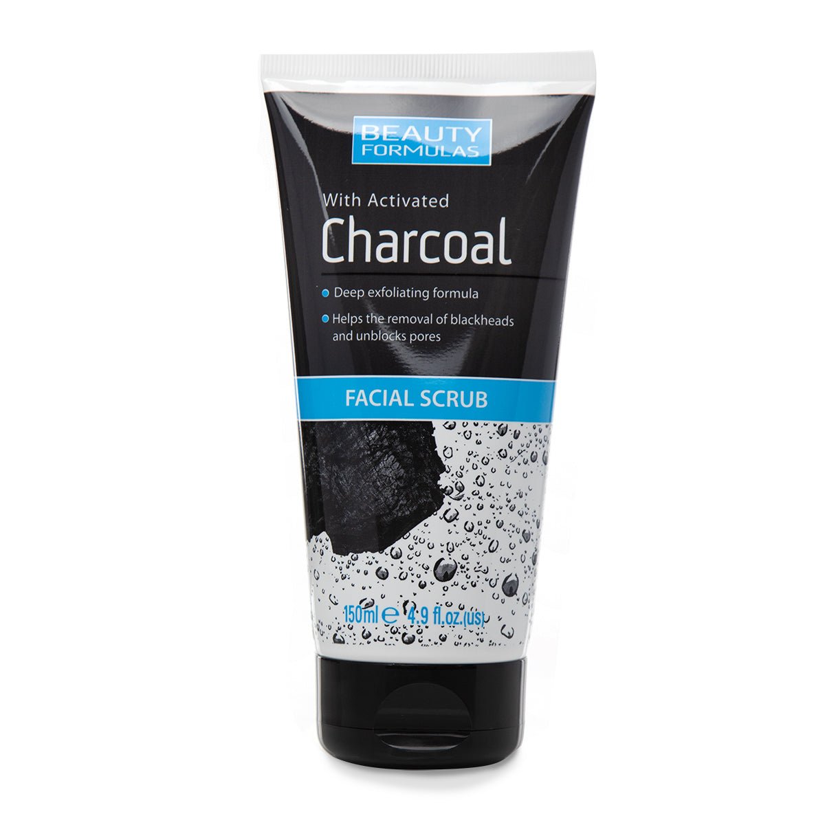 Beauty Formulas 150ml Charcoal Scrub