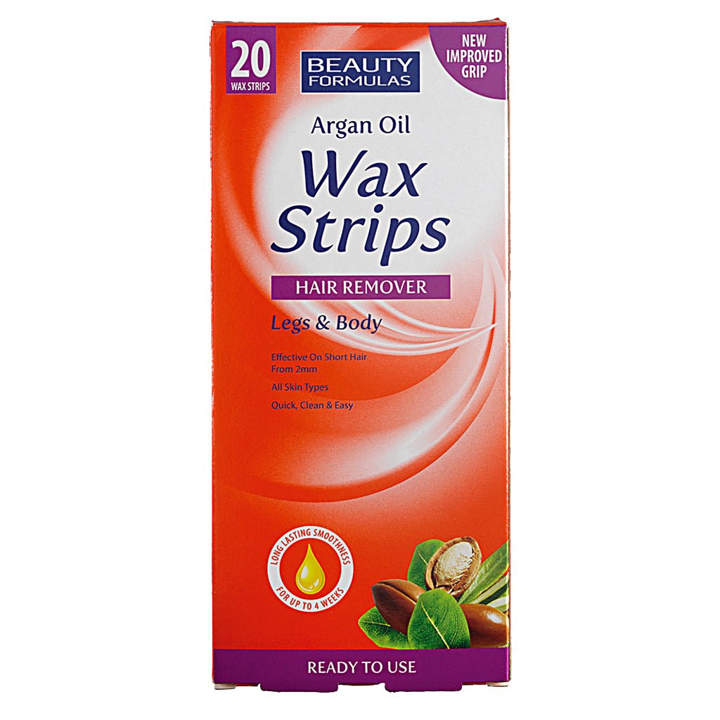 Beauty Formulas Argan Oil Wax Strips