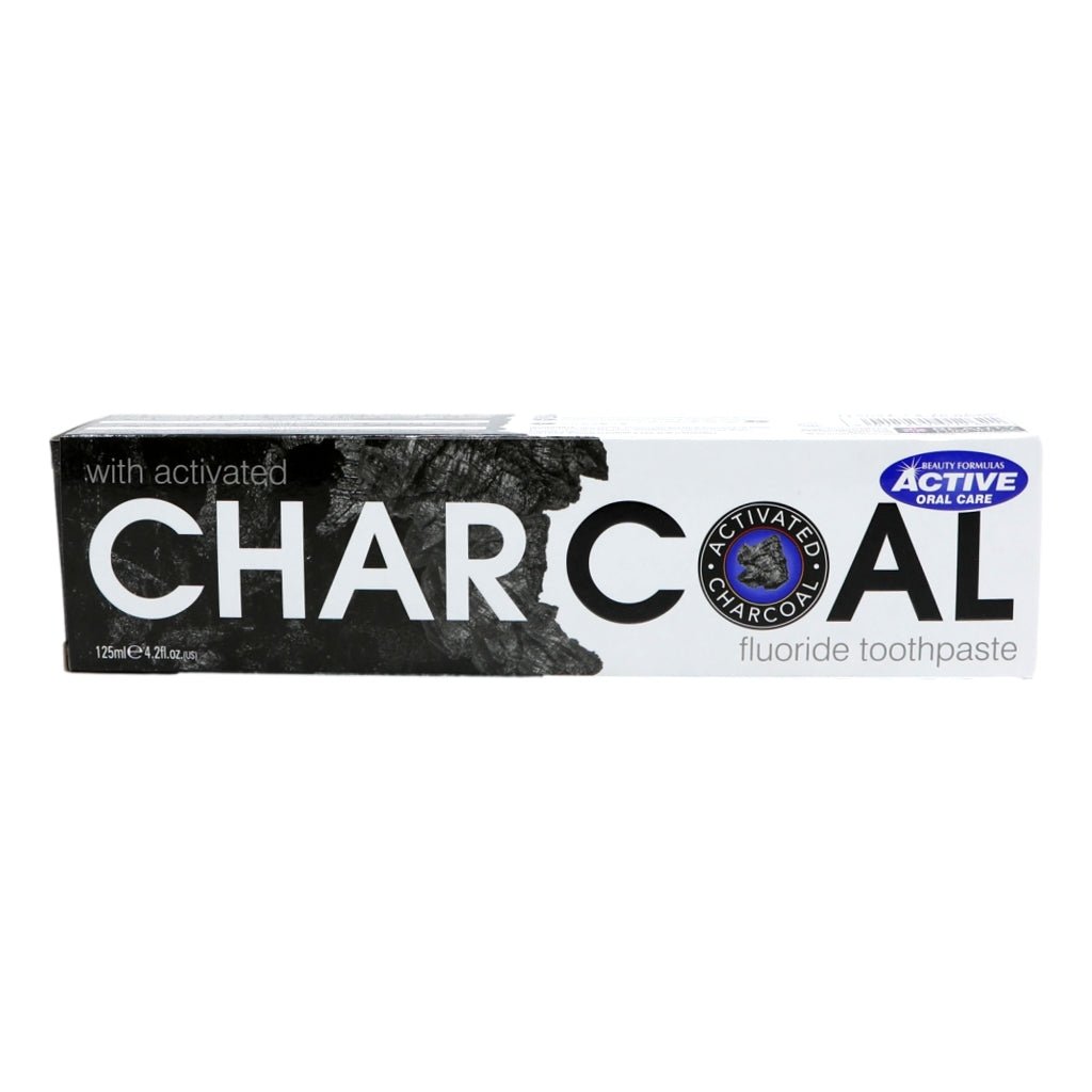 Beauty Formulas 125ml Active Charcoal Toothpaste - Intamarque - Wholesale 5012251012621