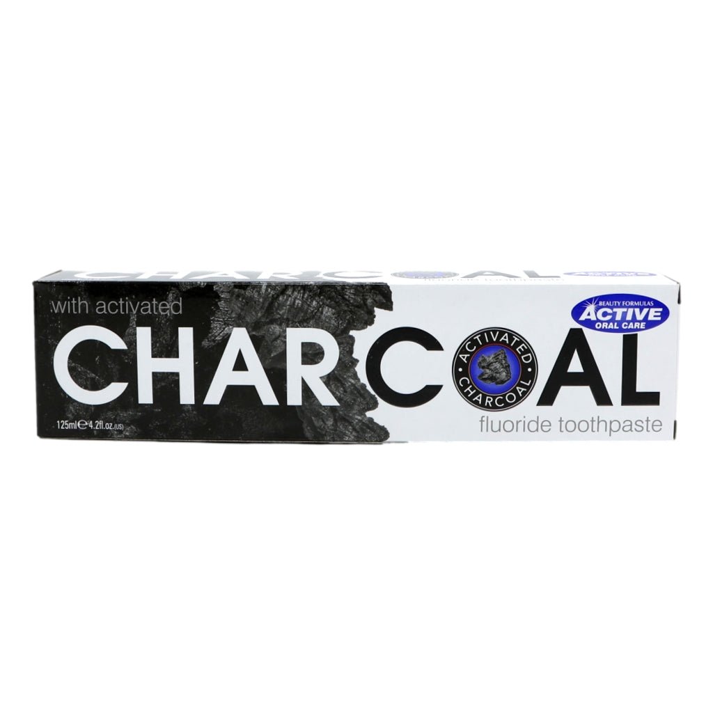 Beauty Formulas 125ml Active Charcoal Toothpaste