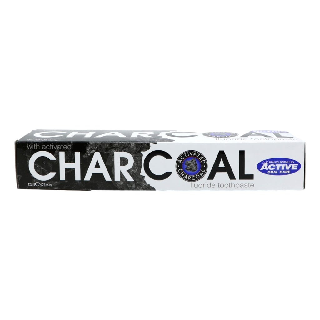 Beauty Formulas 125ml Active Charcoal Toothpaste - Intamarque - Wholesale 5012251012621