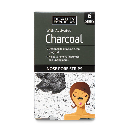 Beauty Formulas 6 Strips Charcoal Nose