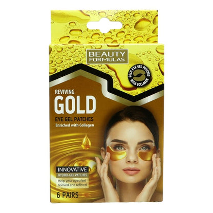 Beauty Formulas Gold Hydro-Gel Under Eye Patches 6's