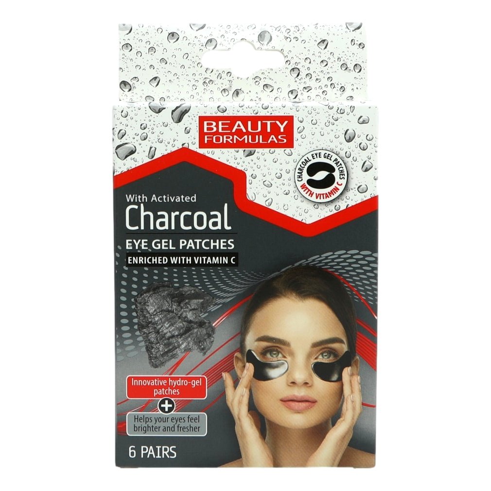 Beauty Formulas Charcoal Hydro-Gel Under Eye Patches 6's