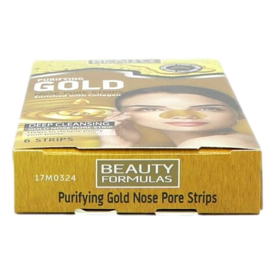 Beauty Formulas Gold Nose Pore Strips 6's