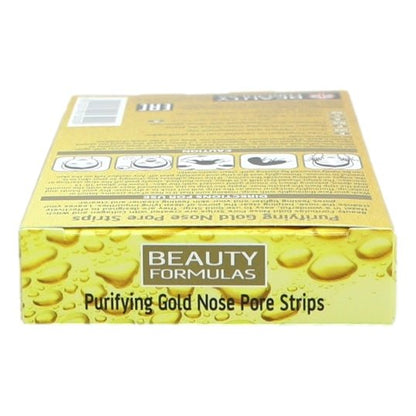 Beauty Formulas Gold Nose Pore Strips 6's