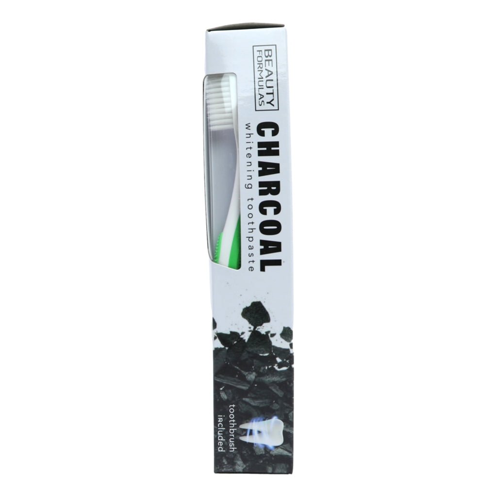 Active Charcoal Toothpaste 100ml + Brush - Intamarque - Wholesale 5012251013475