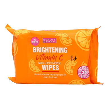 Vitamin C Brightening Make - Up Remover Wipes 25'S - Intamarque - Wholesale 5012251013512