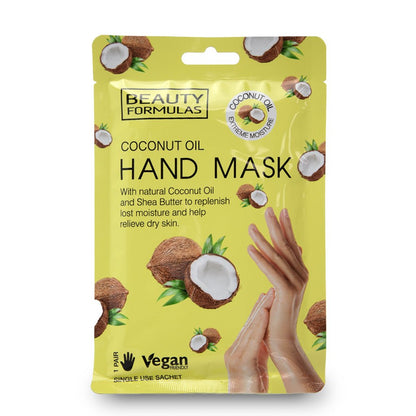 Beauty Formula Coconut Oil Hand Mask 1pk