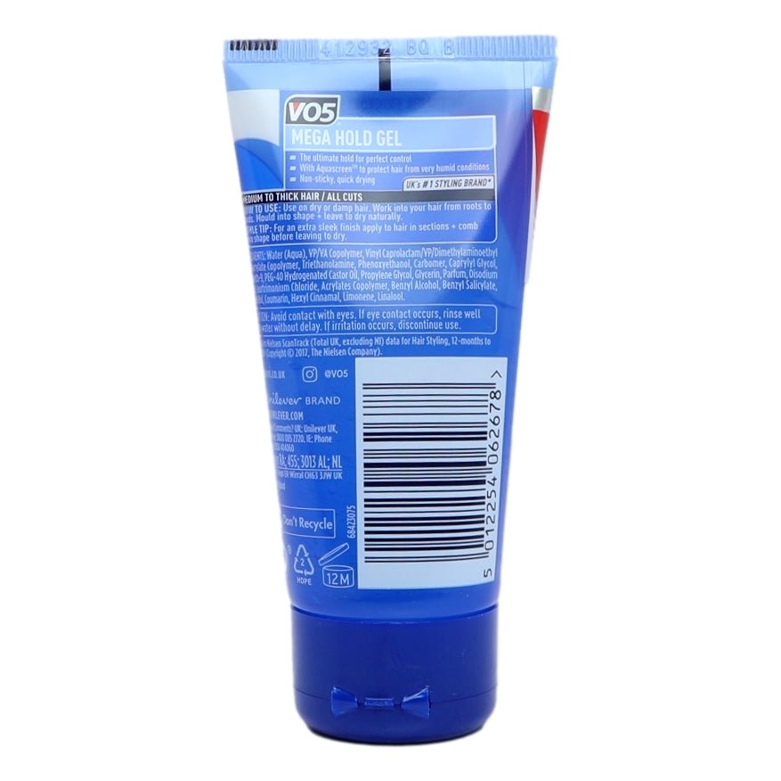 VO5 Mega Hold Gel Travel 50ml