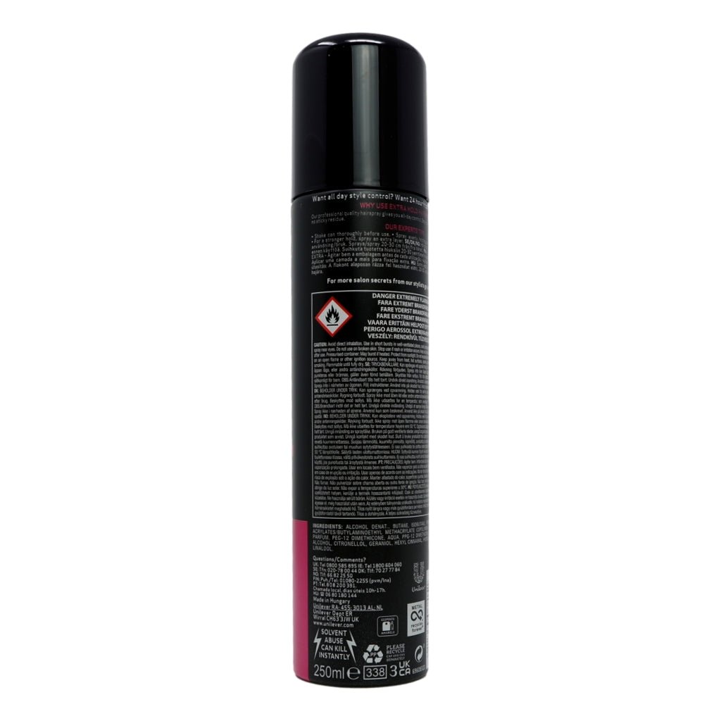 TRESemme 250ml Hair Spray Styling Extra Hold - Intamarque - Wholesale 5012254068151