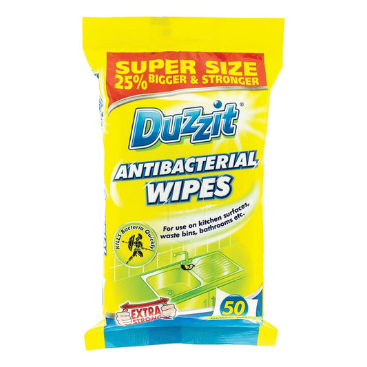 Duzzit Anti-Bacterial Wipes 50 Pack