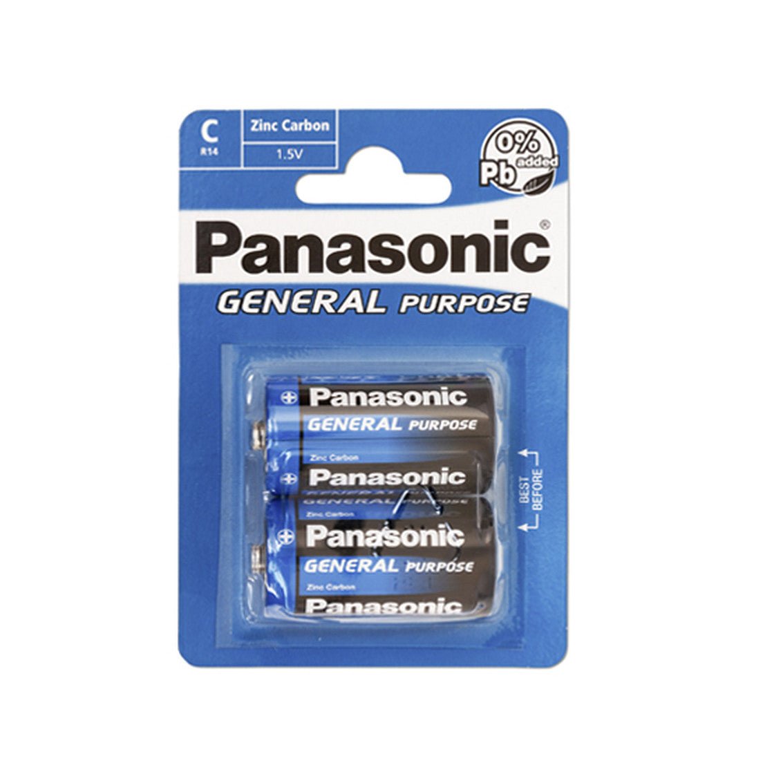 Panasonic Batteries Zinc Blue C 2s