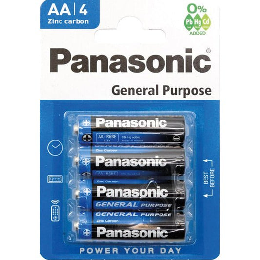 Panasonic Batteries Zinc Blue AA 4s