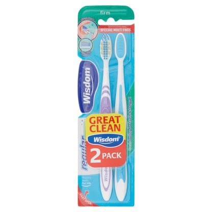 Wisdom Regular Fresh Toothbrush Firm Twin