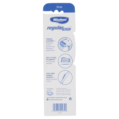 Wisdom Regular Fresh Toothbrush Firm Twin