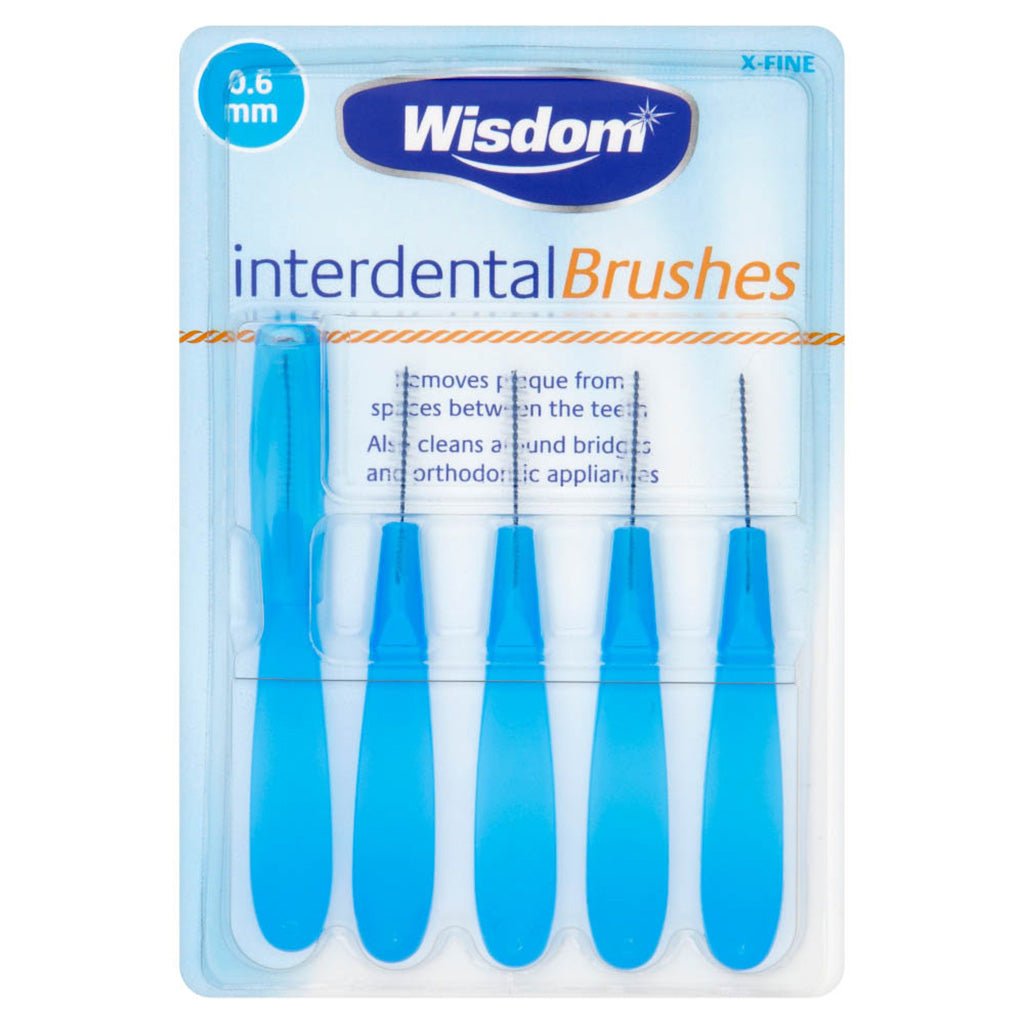 Wisdom Interdental Brush 0.6mm Blue