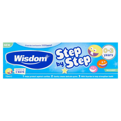 Wisdom Step by Step 0-3 Toothpaste 75ml