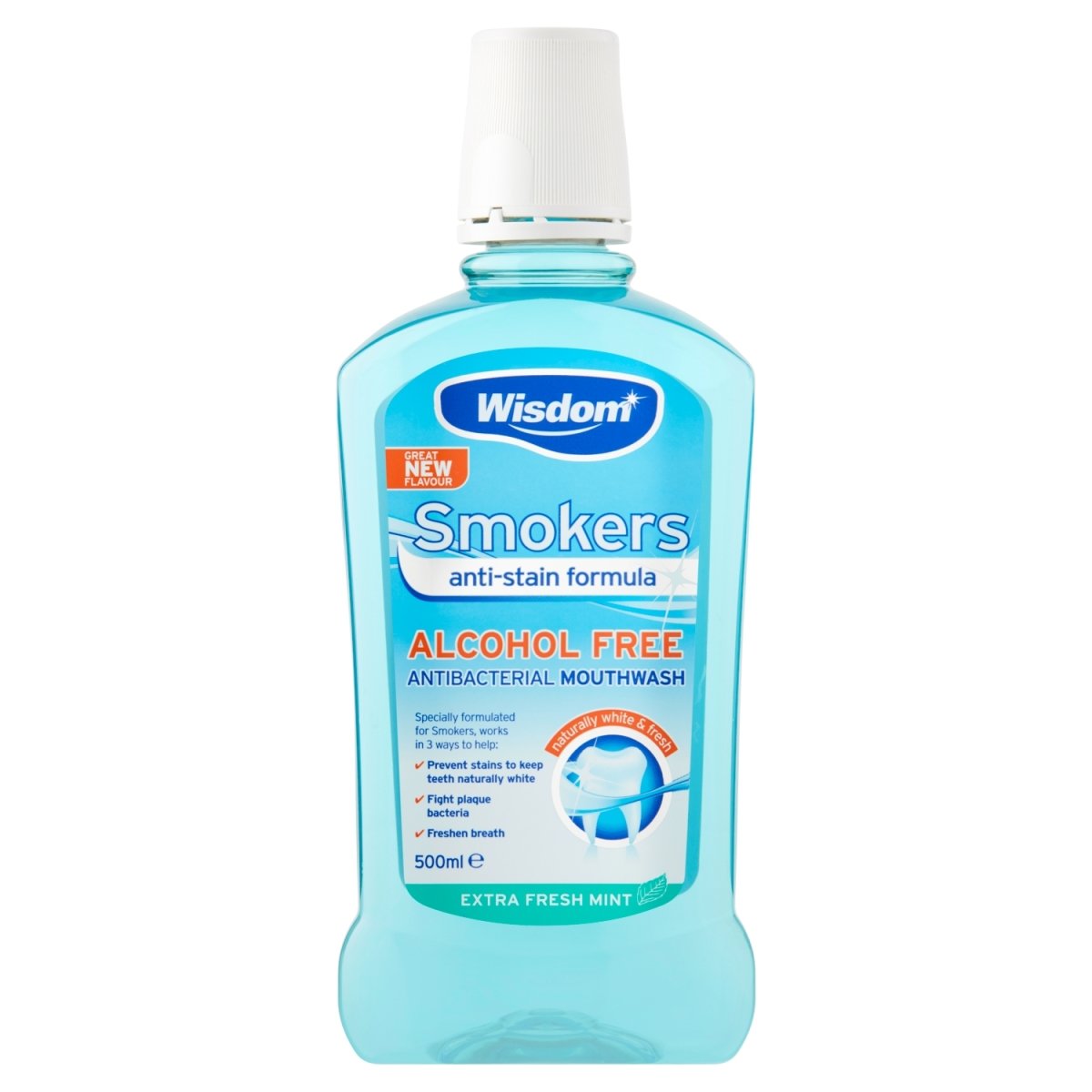 Wisdom Smokers Mouthwash 500ml