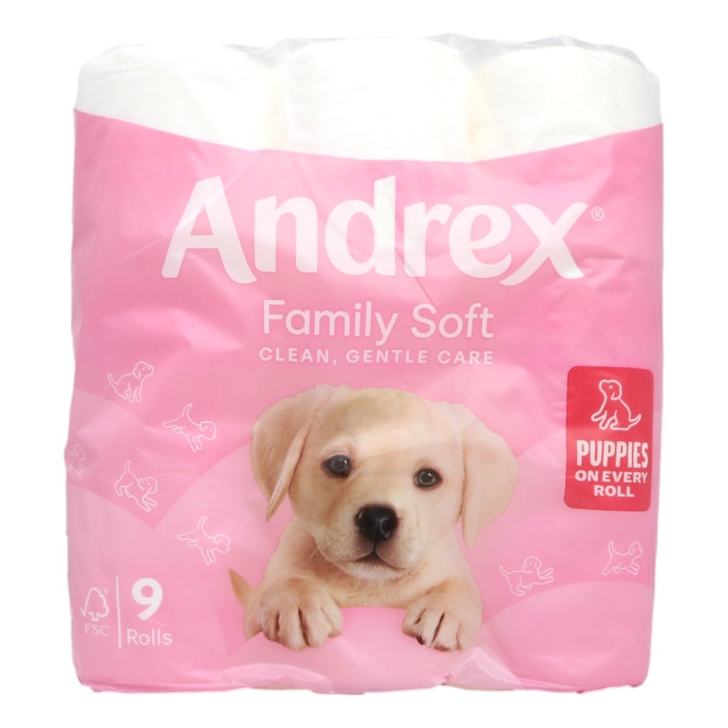 Andrex Toilet Paper 9 Roll Family Soft (Previously Gentle Clean) - Intamarque - Wholesale 5029053571508