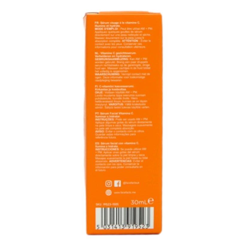 Face Facts Vitamin C Facial Serum - Intamarque - Wholesale 5031413919523