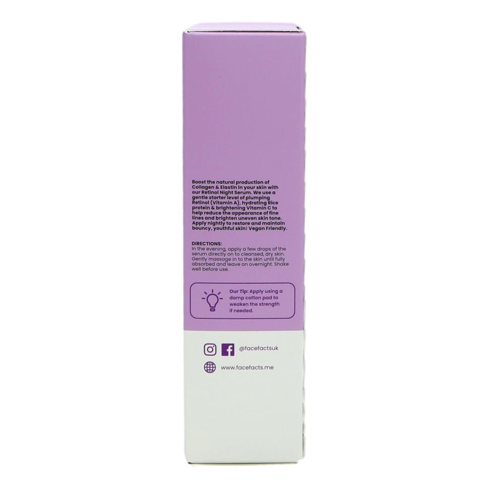 Face Facts Facial Serum - Renewing Retinol - Intamarque - Wholesale 5031413927443