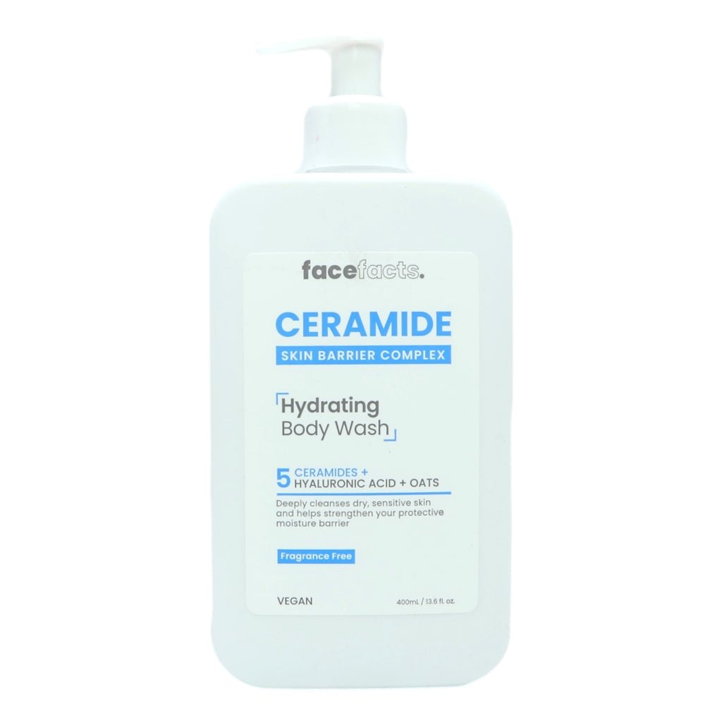 Face Facts Ceramide Hydrating Body Wash 400ml - Intamarque - Wholesale 5031413935844