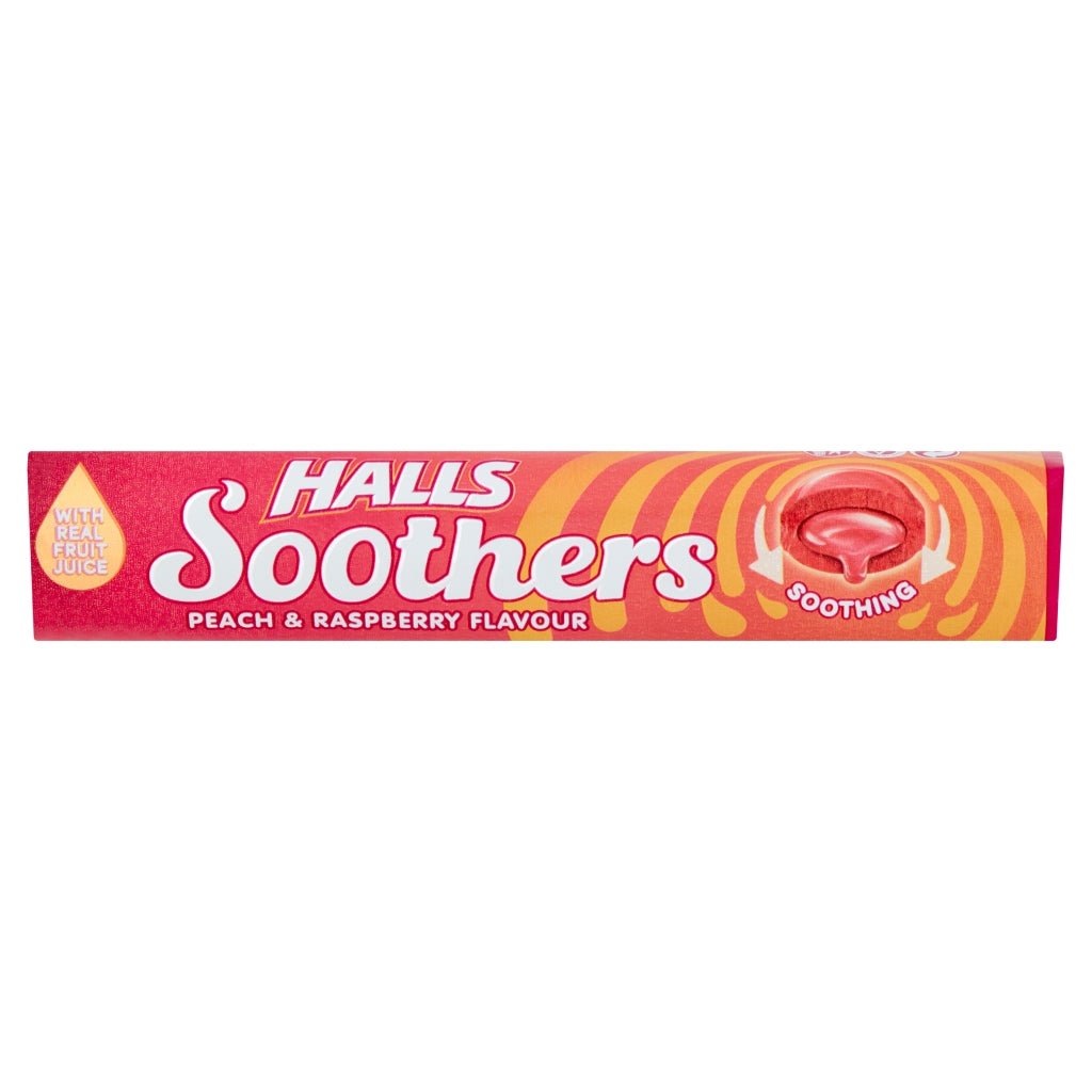 Halls Soothers Peach & Raspberry 45g