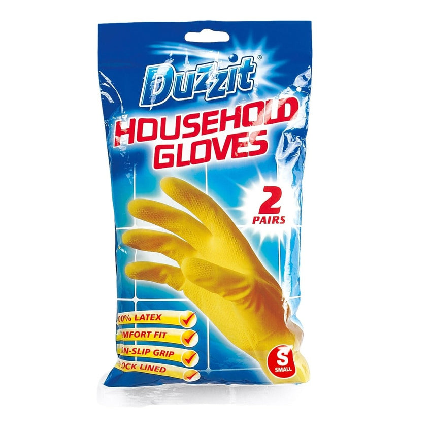 Duzzit Household Gloves 2 Pack - Small