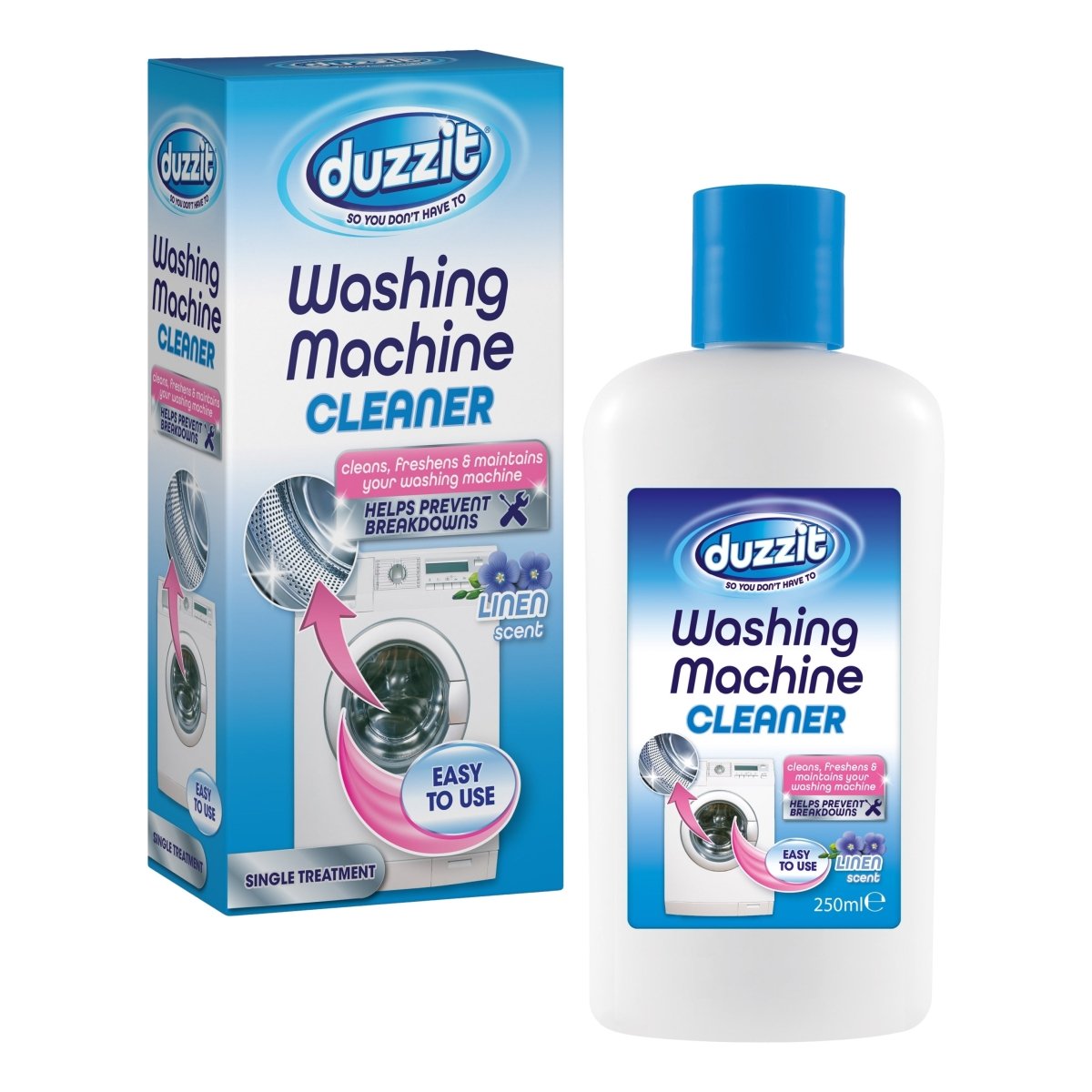 Duzzit Washing Machine Cleaner Linen 250Ml - Intamarque - Wholesale 5050375050808