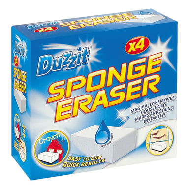 Duzzit Sponge Eraser 4Pk - Intamarque - Wholesale 5050375052482